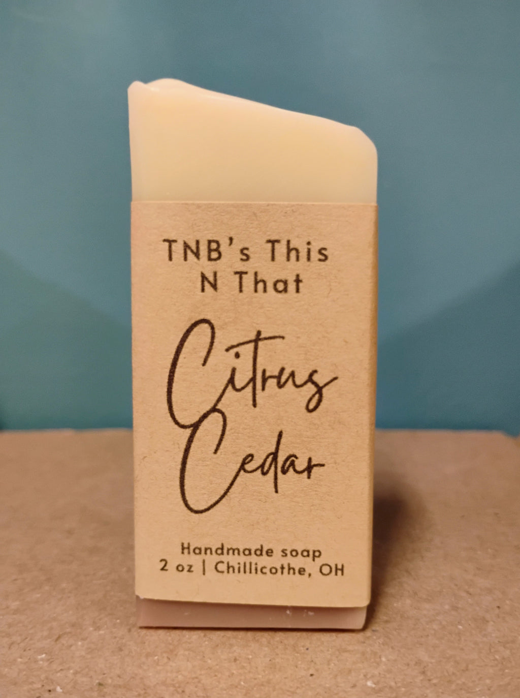 Citrus Cedar Bridal & Wedding Soap Favor
