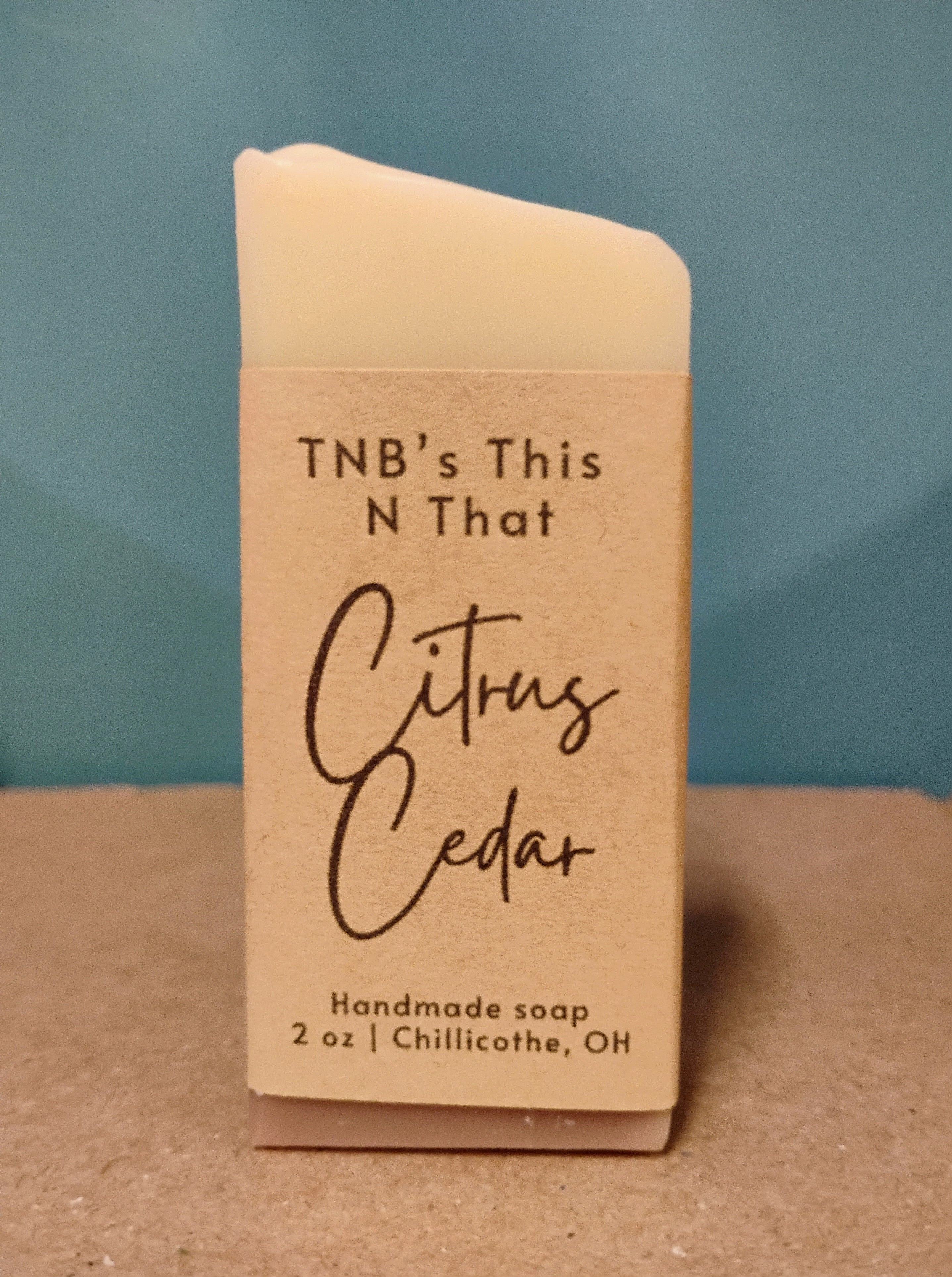 Citrus Cedar Bridal & Wedding Soap Favor