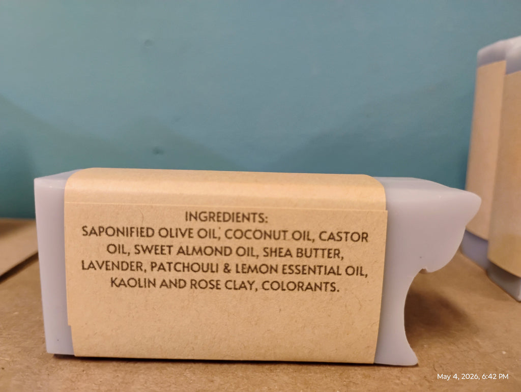 Lavender & Patchouli Handmade Soap Bar